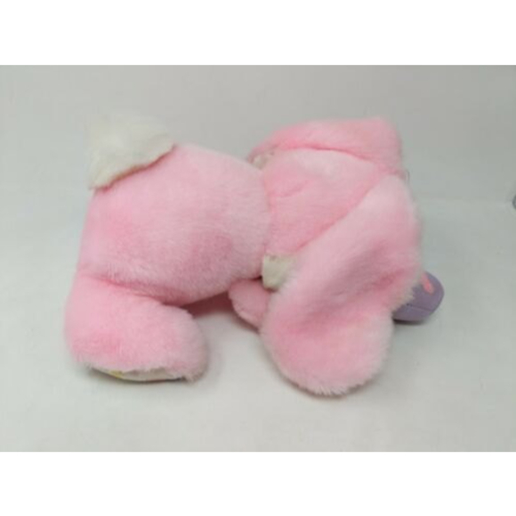 Fairview Basket Buddies Easter Bunny Rabbit Plush Pink Hearts 10" VTG Stuffed - Picture 8 of 11
